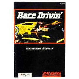 Race Drivin' [Manual] (Super Nintendo / SNES)