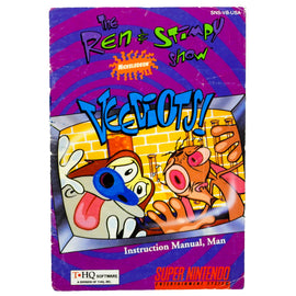 The Ren and Stimpy Show: Veediots [Manual] (Super Nintendo / SNES)