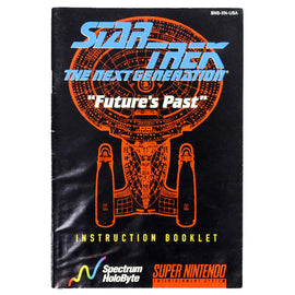 Star Trek: The Next Generation [Manual] (Super Nintendo / SNES)
