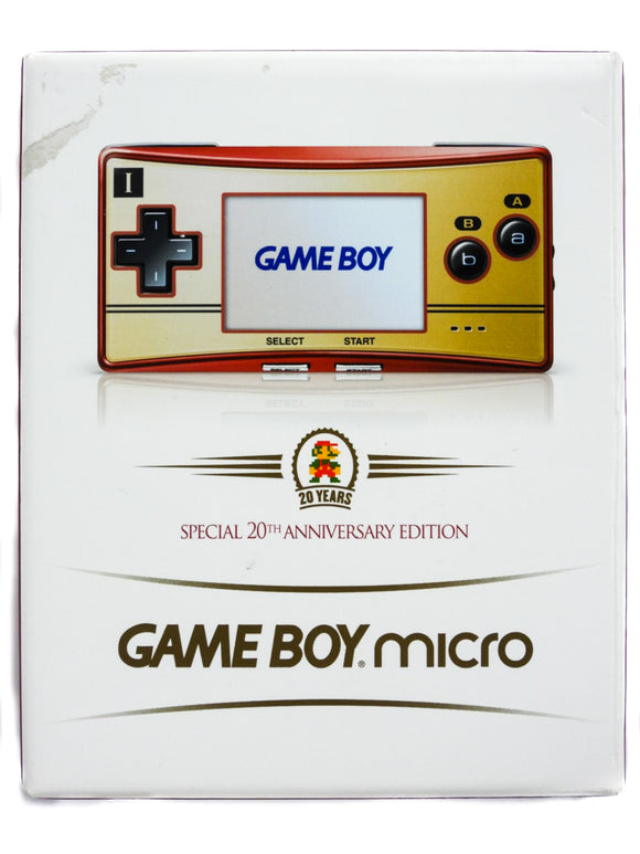 Nintendo Game Boy Micro System [20th Anniversary Edition] (GBA)