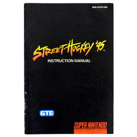 Street Hockey 95 [Manual] (Super Nintendo / SNES)