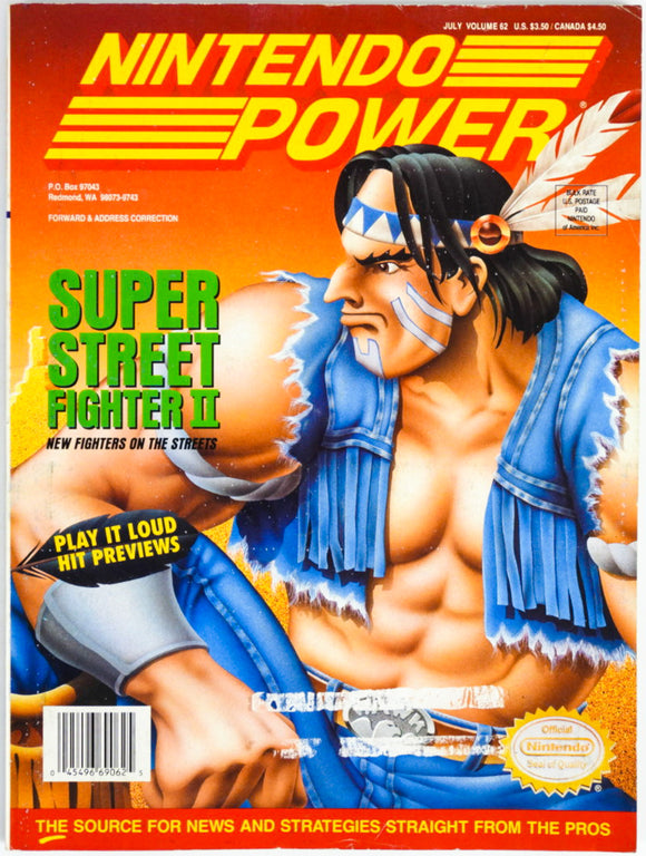 Super Street Fighter II [Volume 62] [Nintendo Power] (Magazines)