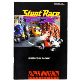 Stunt Race FX [Manual] (Super Nintendo / SNES)