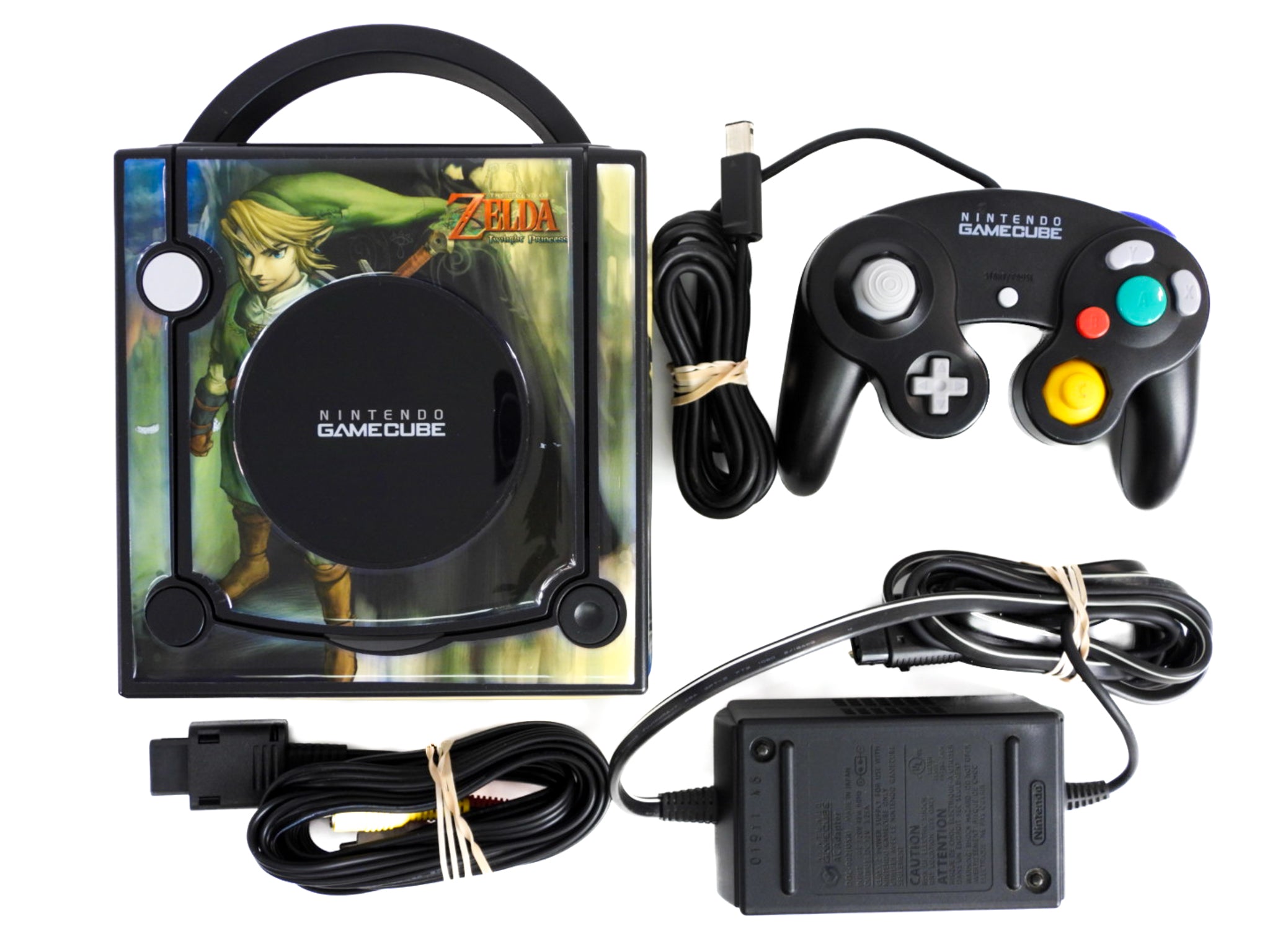 Nintendo GameCube System [DOL-101] Black with 1 Assorted Controller [Z ...