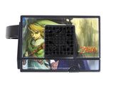 Nintendo GameCube System [DOL-101] Black with 1 Assorted Controller [Zelda Twilight Princess Stickers]