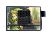 Nintendo GameCube System [DOL-101] Black with 1 Assorted Controller [Zelda Twilight Princess Stickers]