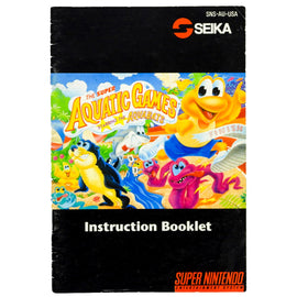 Super Aquatic Games [Manual] (Super Nintendo / SNES)