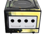 Nintendo GameCube System [DOL-101] Black with 1 Assorted Controller [Zelda Twilight Princess Stickers]