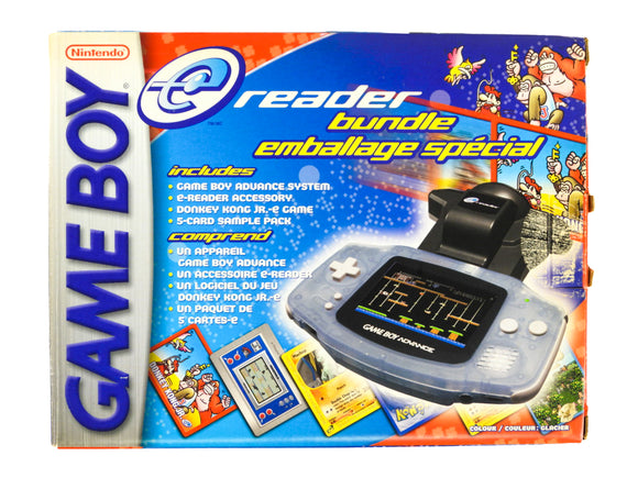 Gameboy Advance System Glacier & E-Reader Bundle (GBA)