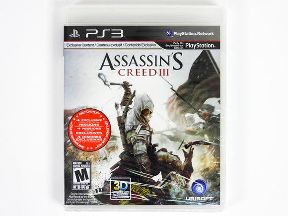 Assassin's Creed III 3 (Playstation 3 / PS3)