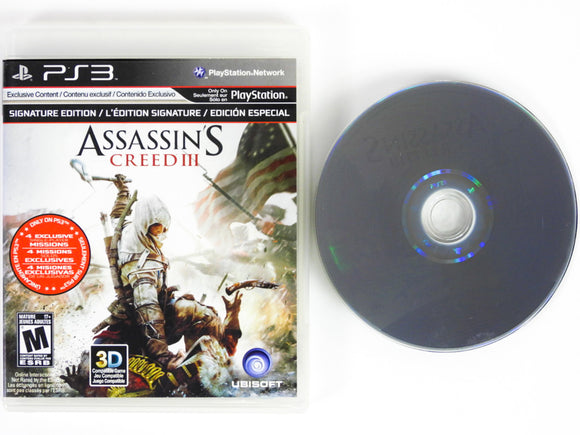 Assassin's Creed III 3 [Signature Edition] (Playstation 3 / PS3)