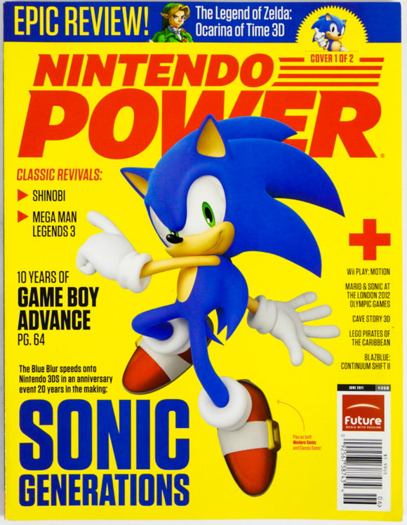Sonic Generations [Volume 268] [Cover 1] [Nintendo Power] (Magazines)