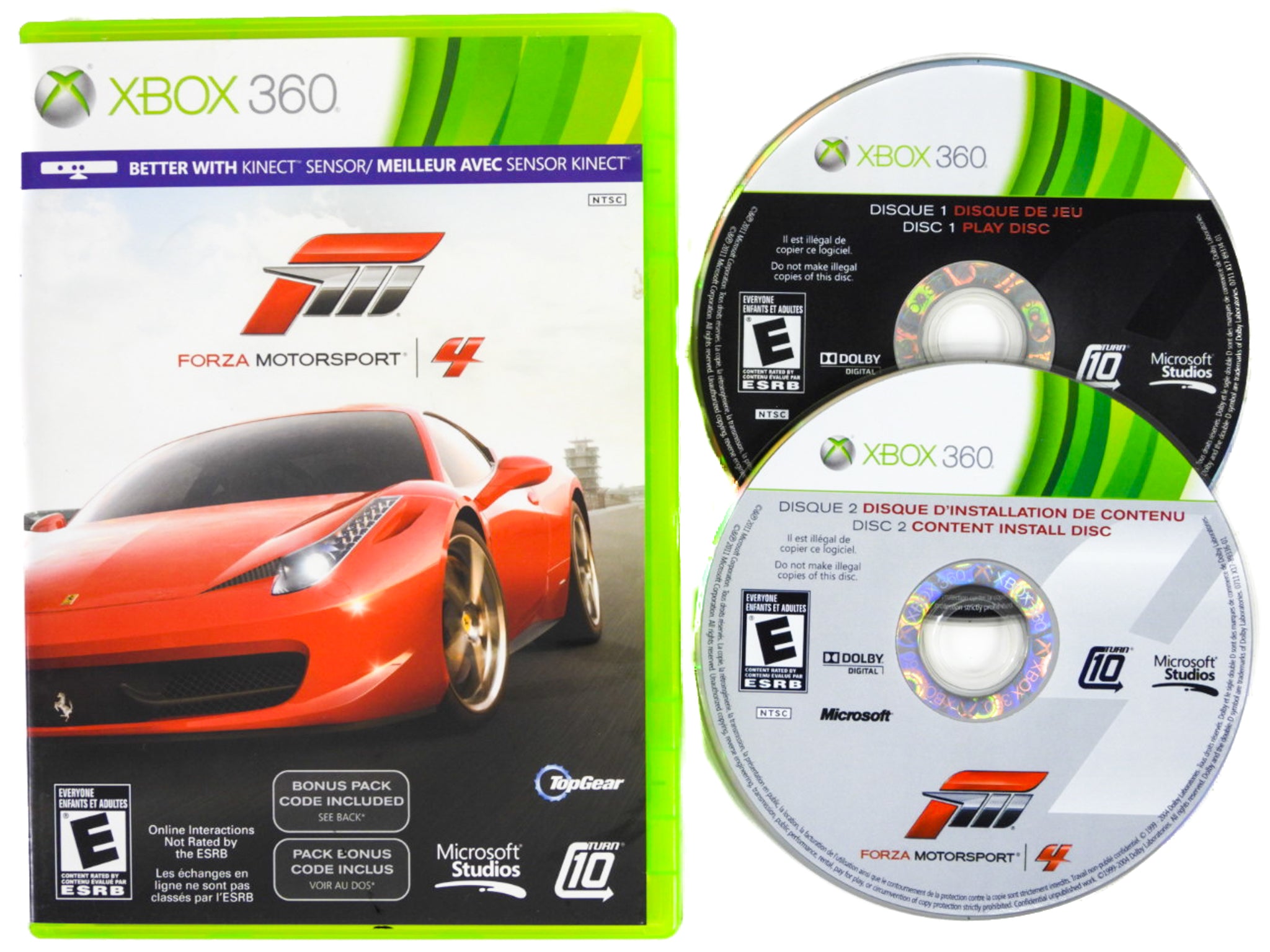 FORZA MOTORSPORT 4 - Xbox 360 - PAL FR - Complet - Jeux vidéo FORZA MOTORSPORT 4 - Xbox 360 - PAL FR - Complet - Jeux vidéo