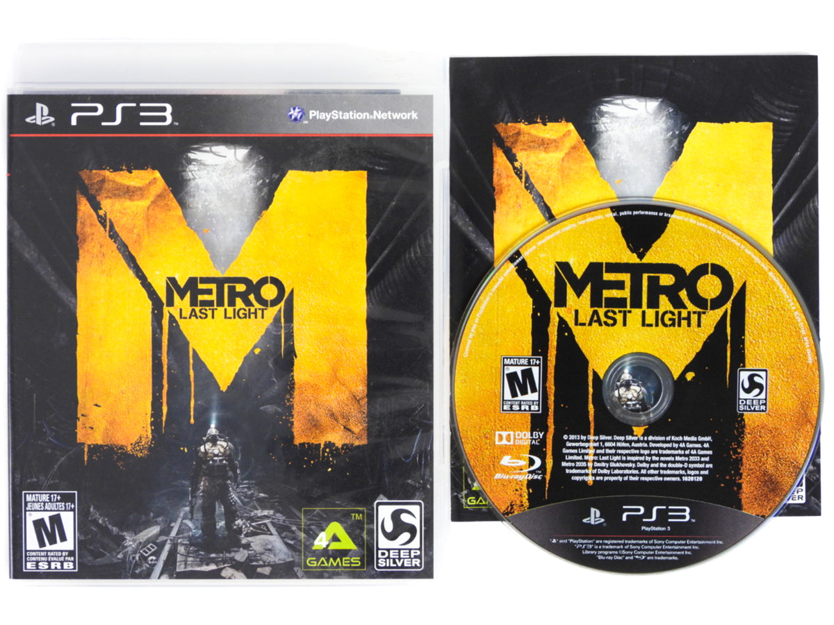 Metro Last Light Playstation 3 Promo Disc Metro Last Light Playstation 3 Promo Disc