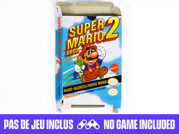 Super Mario Bros 2 [Mattel] [CAN Version] [Box] (Nintendo / NES)