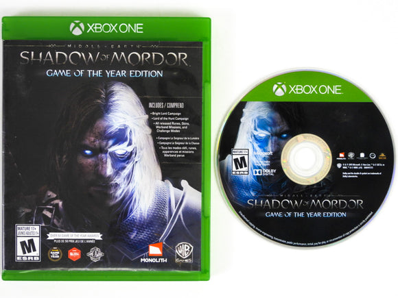 Middle Earth: Shadow Of Mordor [Game Of The Year] (Xbox One)