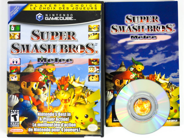 Super Smash Bros. Melee Player's Choice for on sale Nintendo GameCube