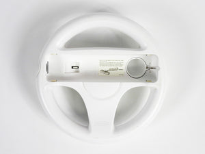 White Wii Wheel (Nintendo Wii)