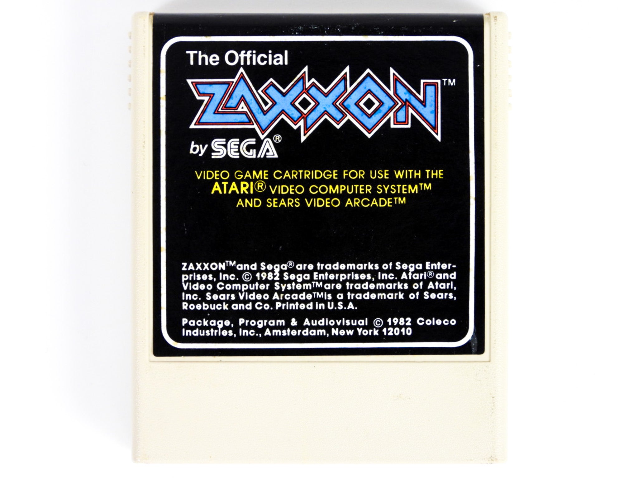 EN BOITE complète avec notice ZAXXON Coleco CBS PAL Atari 2600 EN BOITE complète avec notice ZAXXON Coleco CBS PAL Atari 2600
