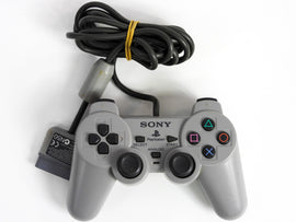 Gray Dual Analog Controller (PlayStation / PS1)