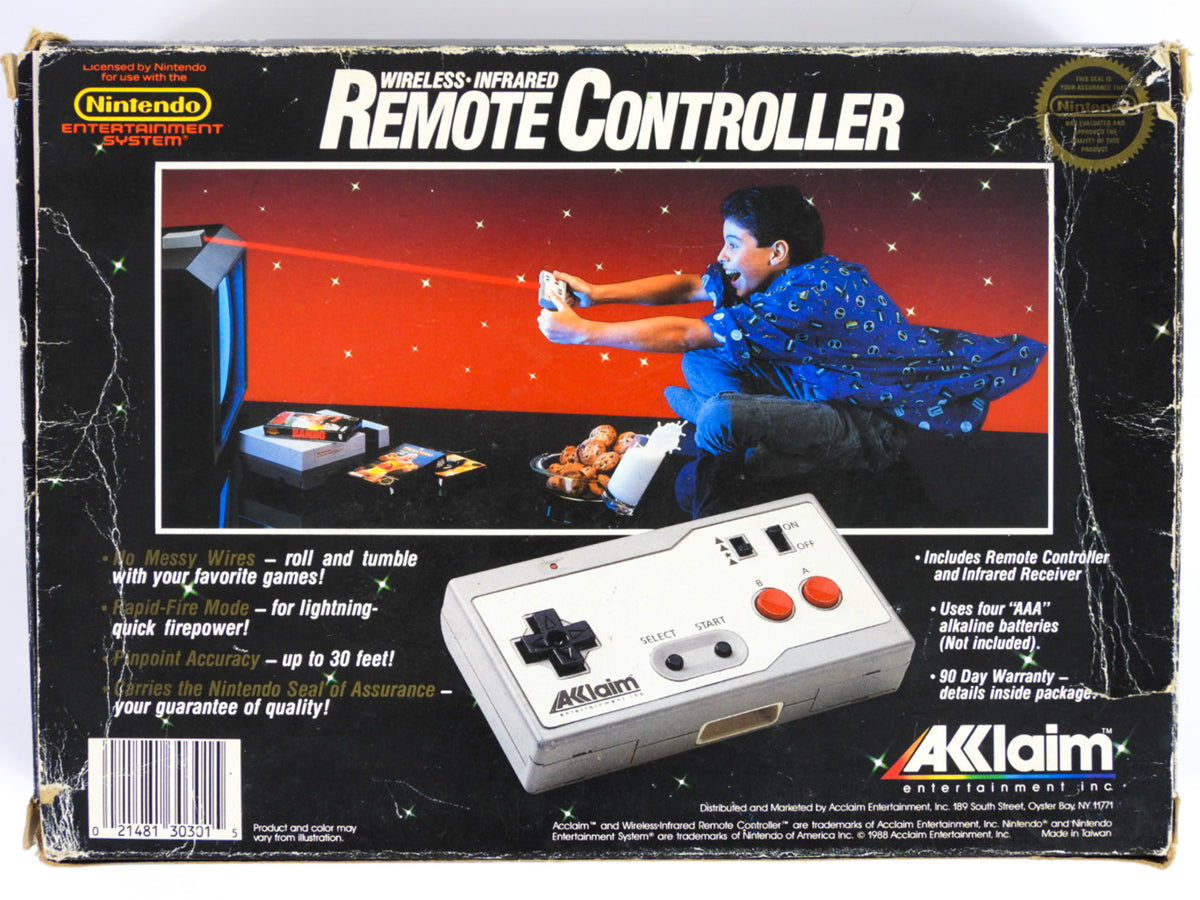Acclaim Wireless Infrared Remote Controller (Nintendo / NES) – Retro MTL