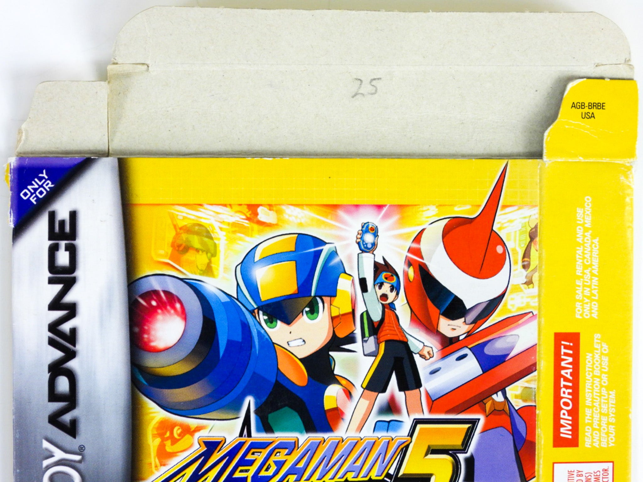 Megaman battle network 5 team protoman box only cheapest gba