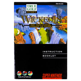 Wicked 18 [Manual] (Super Nintendo / SNES)