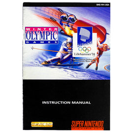 Winter Olympic Games: Lillehammer '94 [Manual] (Super Nintendo / SNES)