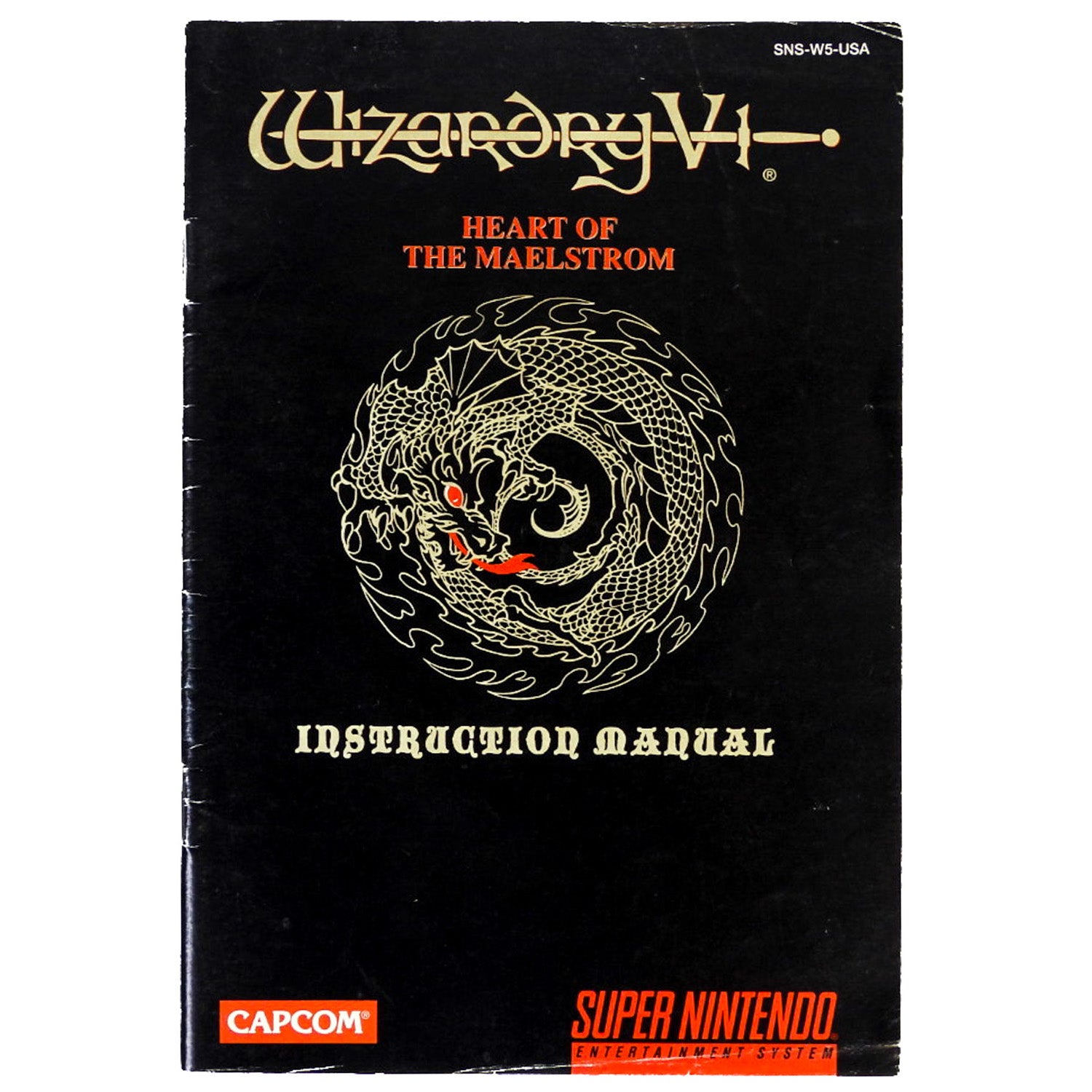 Wizardry V 5: Heart Of The Maelstrom [Manual] (Super Nintendo / SNES ...