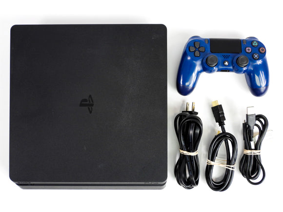 Playstation 4 1TB Slim System + Midnight Blue Dualshock 4 Controller (Playstation 4 / PS4)