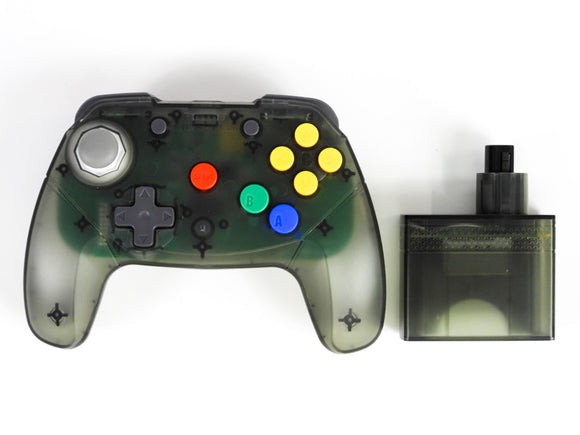 Smoke Gray Brawler64 Wireless Edition N64 Controller [Retro Fighters] (Nintendo 64 / N64)