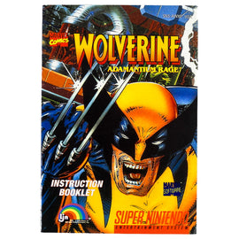 Wolverine: Adamantium Rage [Manual] (Super Nintendo / SNES)