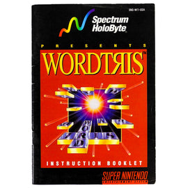 Wordtris [Manual] (Super Nintendo / SNES)