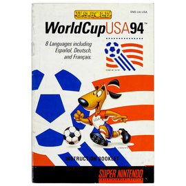 World Cup USA '94 [Manual] (Super Nintendo / SNES)