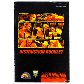 WWF Raw [Manual] (Super Nintendo / SNES)
