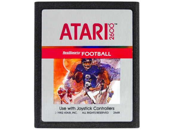 RealSports Football [Silver Label] (Atari 2600)