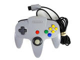 Nintendo 64 System with 1 Gray Controller [Gamecube Style Joystick] (N64)