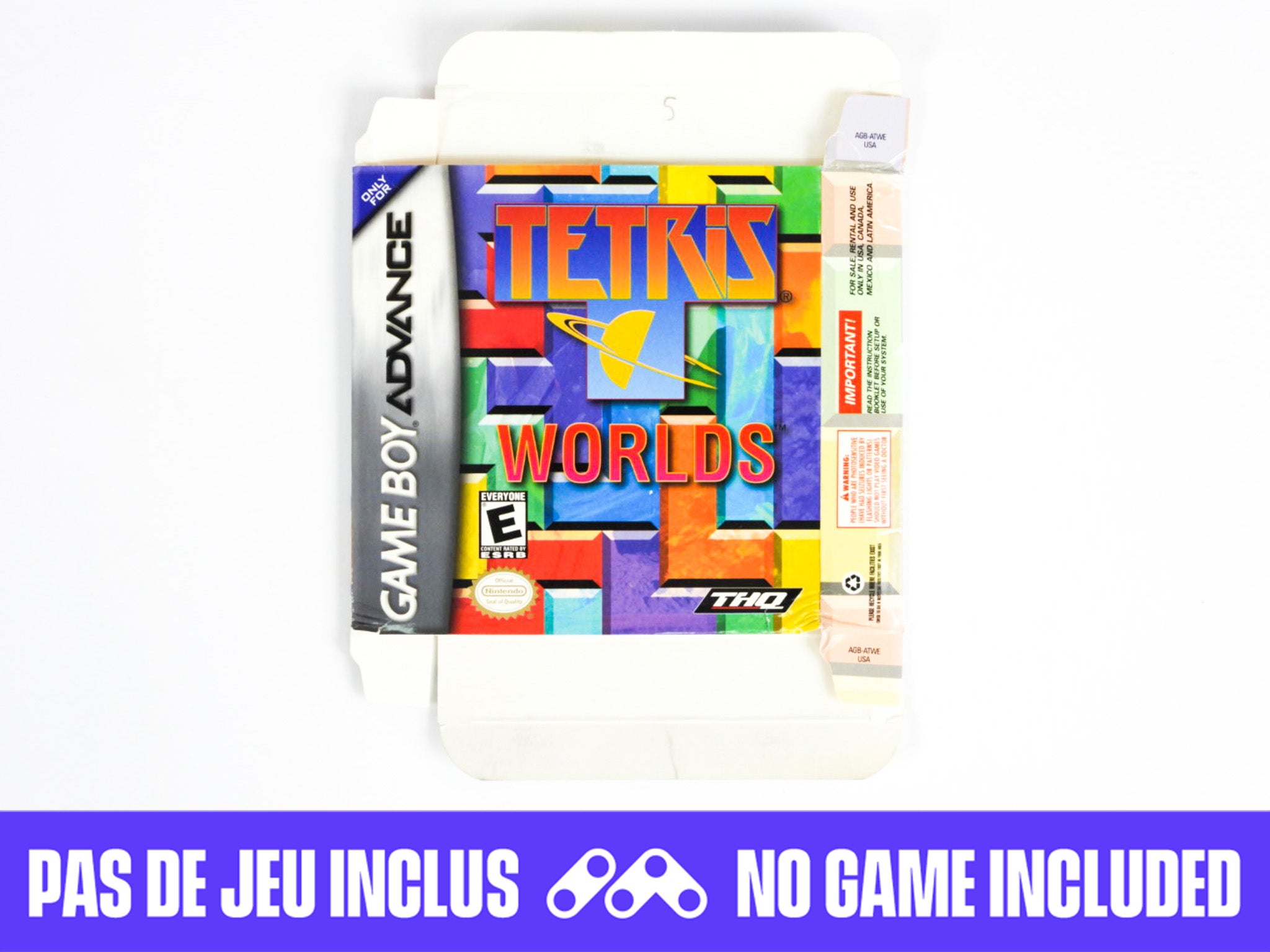 Tetris World [Box] (Game Boy Advance / GBA) – RetroMTL