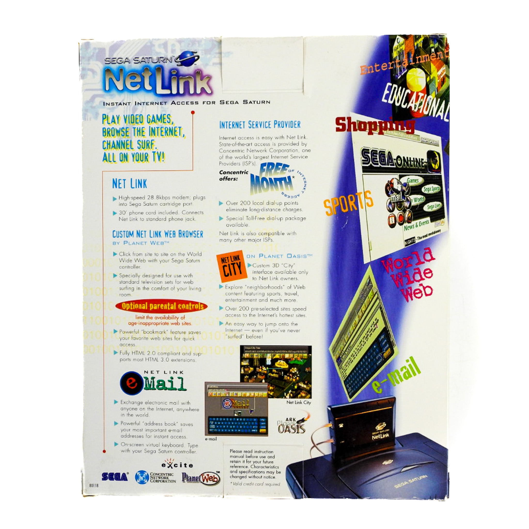 Sega Saturn Netlink Internet Modem (Sega Saturn) – Retro MTL