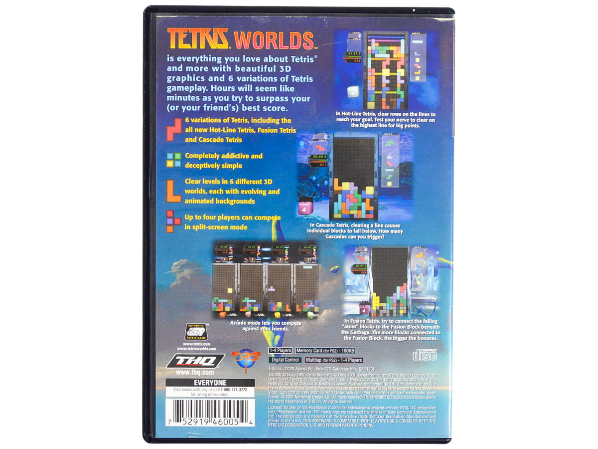 Jeu Tetris Worlds Sony PlayStation 2 PS2 2002 complet avec Jeu Tetris Worlds Sony PlayStation 2 PS2 2002 complet avec