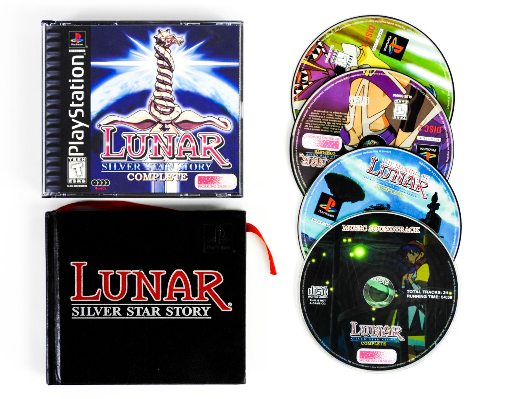 Lunar Silver Star Story Complete selling 4 Disc For Playstation 1