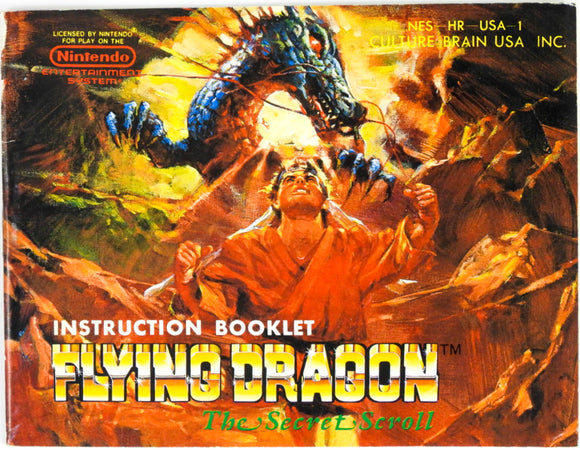 Flying Dragon [Manual] (Nintendo / NES)