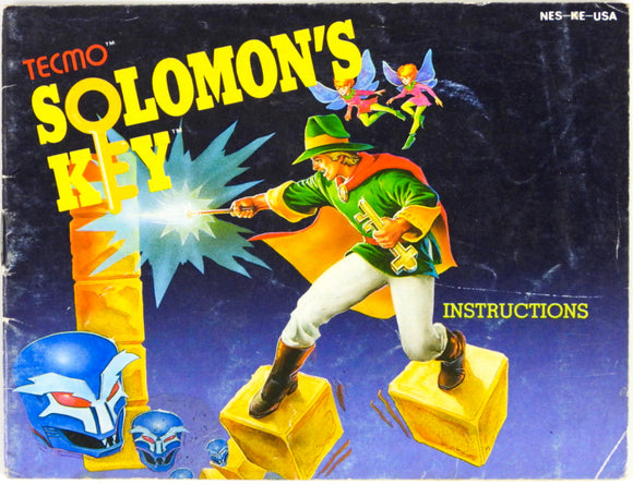 Solomon's Key [Manual] (Nintendo / NES)