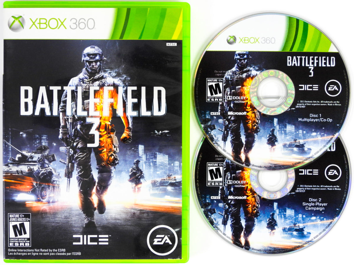 Battlefield 3 VF 1ère édition Complet Pour Xbox 360 - Jeu FPS En Bon état