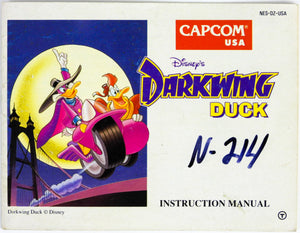 Darkwing Duck [Manual] (Nintendo / NES)