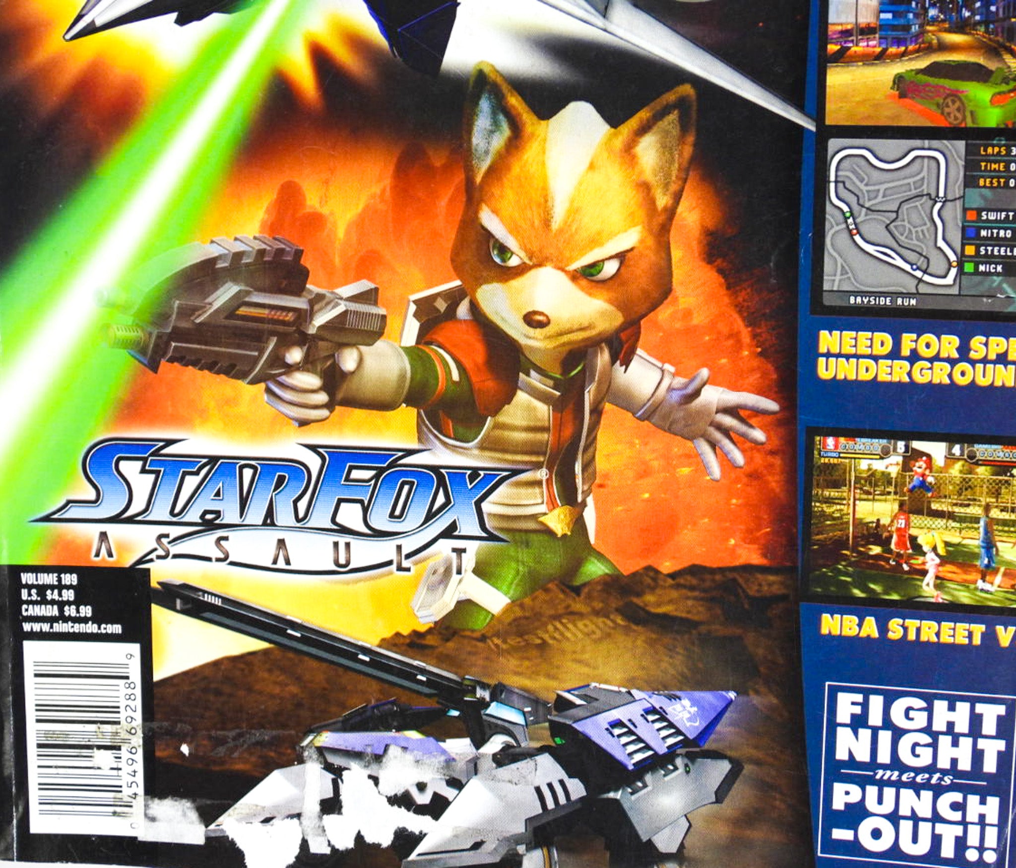 Star Fox Assault Gamecube w/ 4 Mega Memory good Card