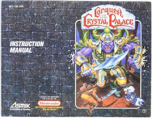 Conquest of the Crystal Palace [Manual] (Nintendo / NES)