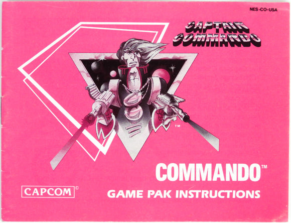 Captain Commando [Manual] (Nintendo / NES)