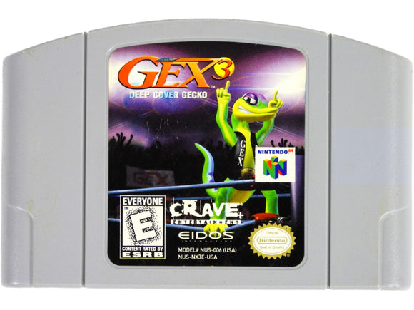 Gex 3: Deep Cover Gecko (Nintendo 64 / N64)