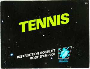 Tennis [Manual] [CAN Version] [French Version] (Nintendo / NES)